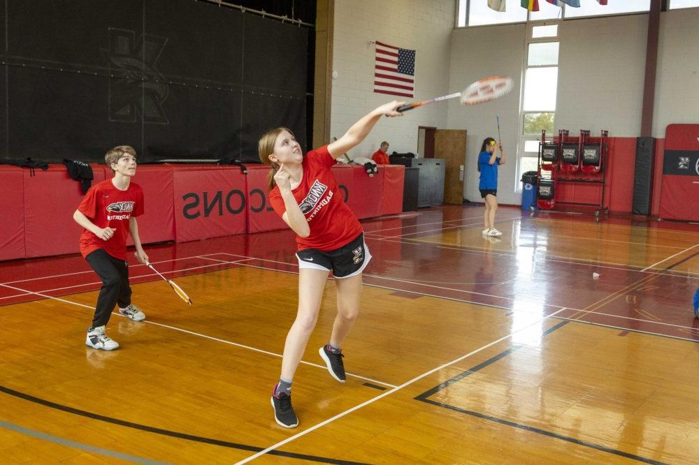 Knox Badminton Action Photo